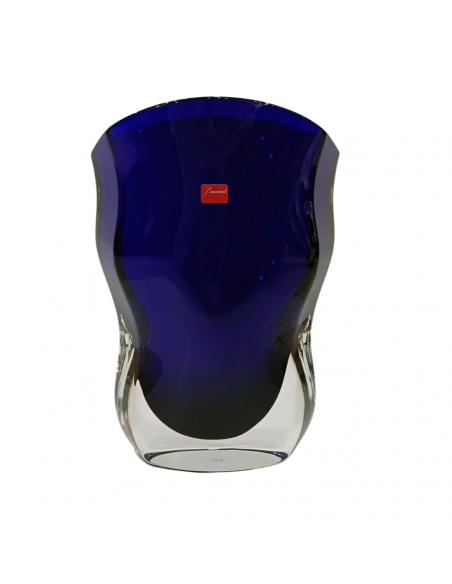 Baccarat Pacifique blue vase