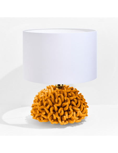 Riccio Caprese Lampada Anemone 22x31 Ocra