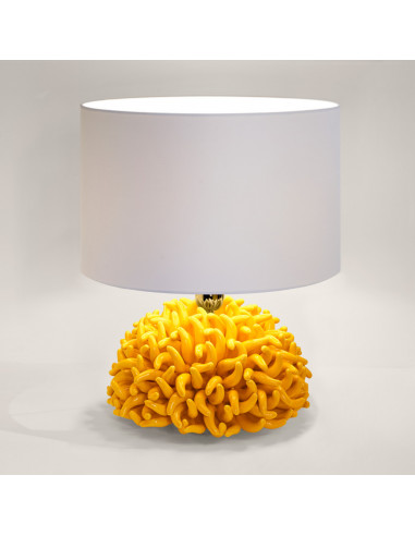 Riccio Caprese Lampada Anemone 22x31 Giallo