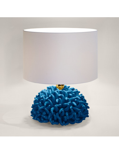 Riccio Caprese Lampada Anemone 22x31 Blue Capri