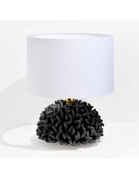 Riccio Caprese Lampada Anemone 22x31 Nero