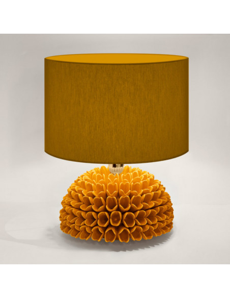Riccio Caprese Lampada Dalia 34x40 Ocra