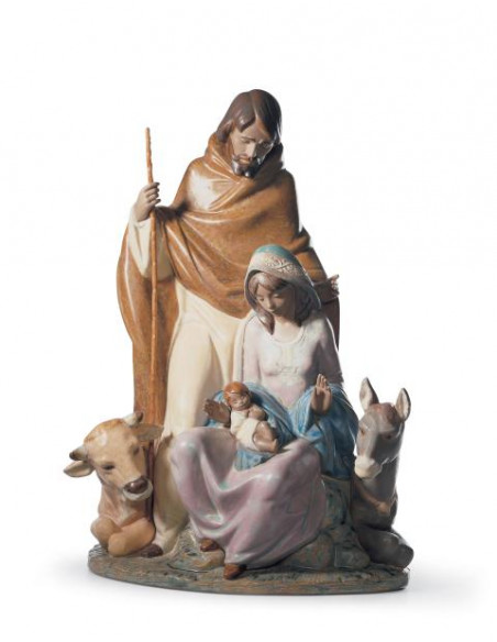 Lladró Joyful Event Nativity Figurine Matte