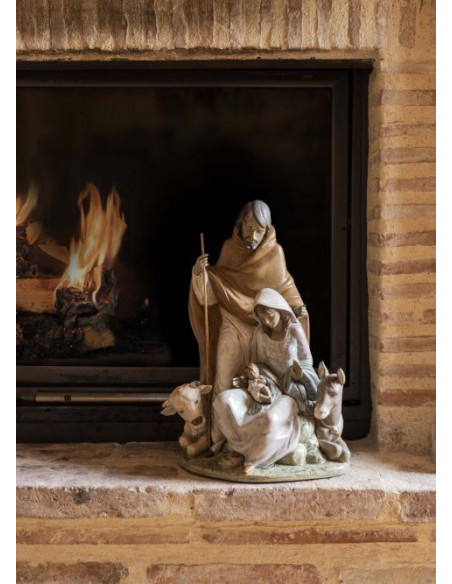 Lladró Joyful Event Nativity Figurine Matte