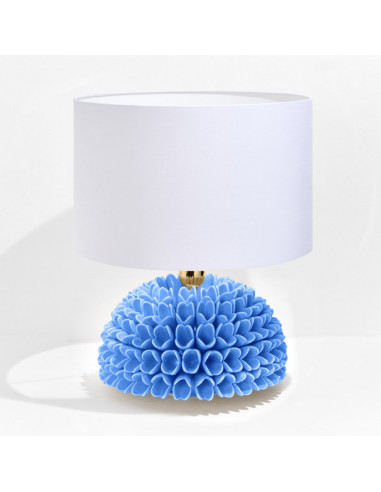 Riccio Caprese Lampada Dalia 22x31 Azzurro capri