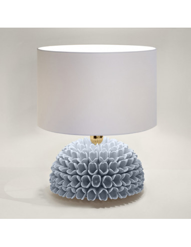 Riccio Caprese Lampada Dalia 22x31 Grigio perla