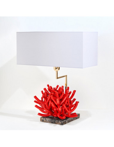 Riccio Caprese Lampada Ramo Caprese Rosso