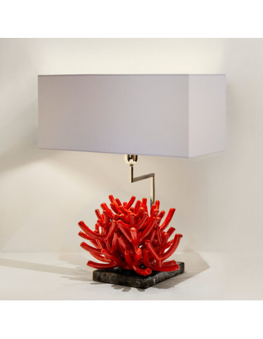 Riccio Caprese Lampada Ramo Caprese Rosso