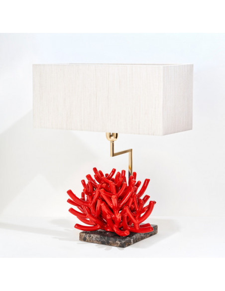 Riccio Caprese Lampada Ramo Caprese Rosso