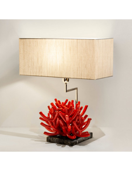 Riccio Caprese Lampada Ramo Caprese Rosso