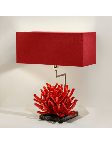 Riccio Caprese Lampada Ramo Caprese Rosso