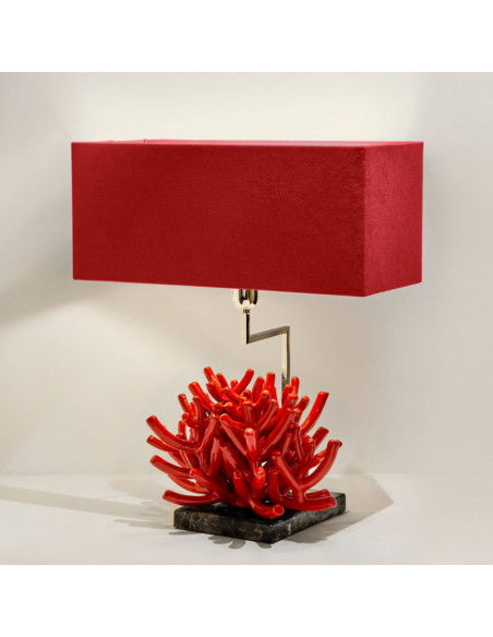 Riccio Caprese Lampada Ramo Caprese Rosso