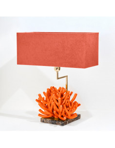 Riccio Caprese Lampada Ramo Caprese Arancio