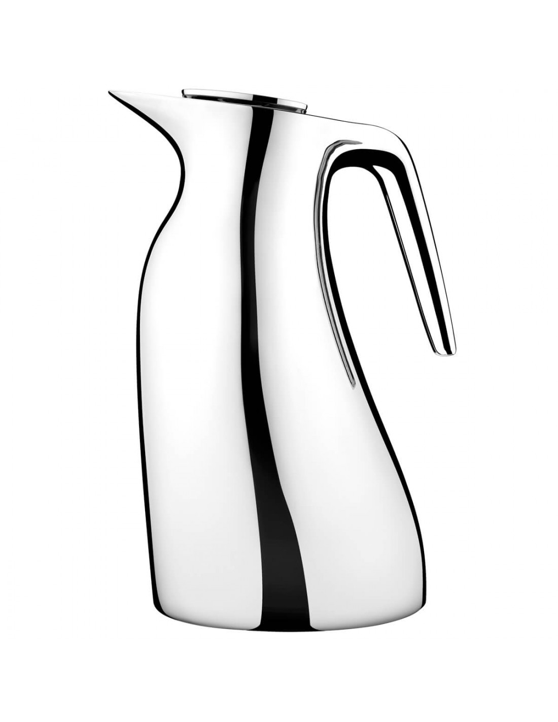 Georg Jensen Caraffa In Acciaio Inox Cobra – Design Elegante 1.2L, Lucidata A Mano, Designer Constantin Wortmann