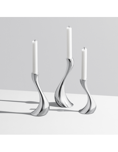 Georg Jensen Set 3 portacandele Cobra