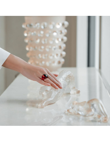 Lalique Scultura Pantera Zeila trasparente PM