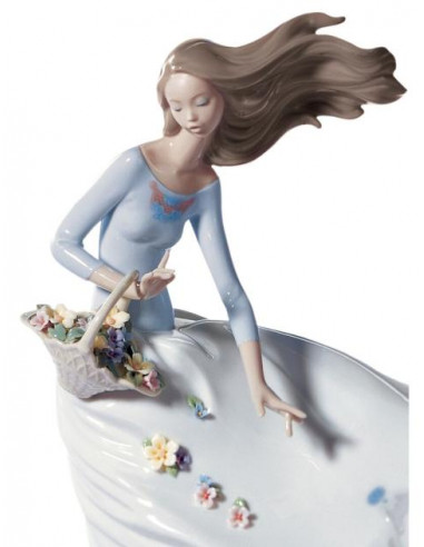 Lladró Statua Donna profumi al vento