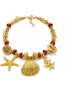 Giovanni Raspini Collana Capri Argento 925 Dorato