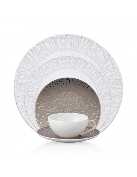 Rosenthal Set 6 posti tavola Tac skin platino