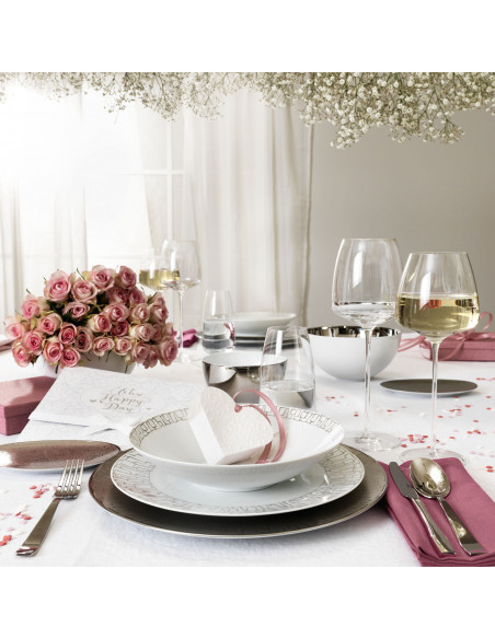 Rosenthal Set 6 posti tavola Tac skin platino