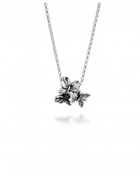 Giovanni Raspini Collana Jolie Farfalle Argento 925