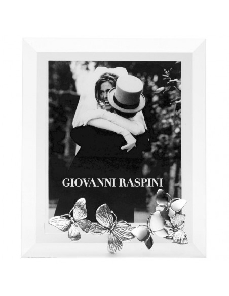 Giovanni Raspini Cornice Luce Media Farfalle Argento 925