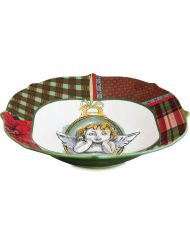Baci Milano Set 18 piatti Tartan Xmas