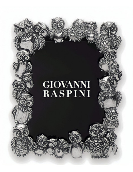 Giovanni Raspini Cornice Gufini Bronzobianco