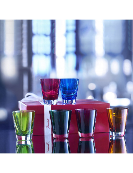 Baccarat Set Tumbler Mosaique Colours (x6)