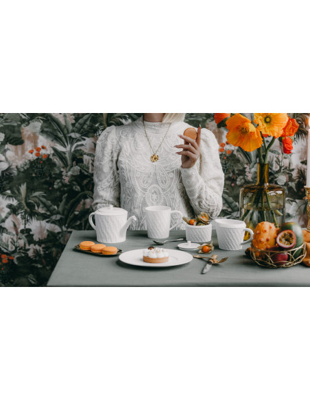Bernardaud Set Posto tavolo Twist Bianco (x12)