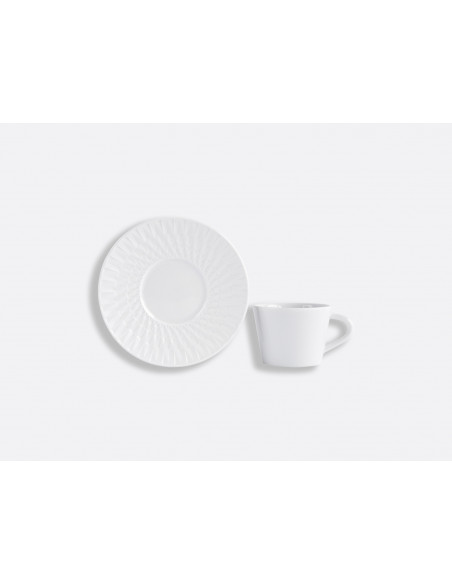 Bernardaud Set caffè Twist Bianco (x6)
