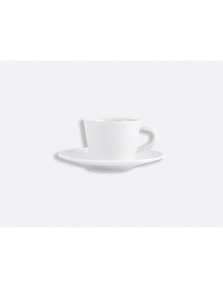 Bernardaud Set caffè Twist Bianco (x6)