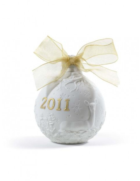 Lladró Sfera natalizia Edizione limitata 2011 Oro