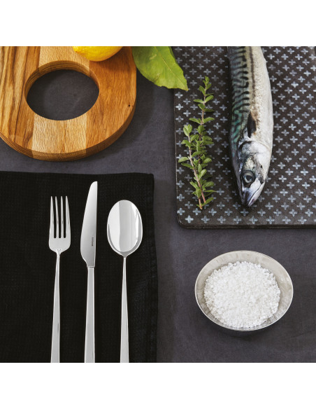 Sambonet Servizio Posate Linear 72 Pezzi Acciaio Manico Cavo Orfèvre