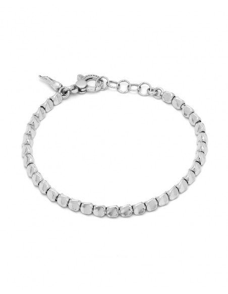 Giovanni Raspini Bracciale Uomo Pepite Argento 925