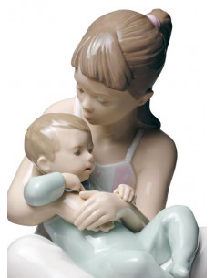 Lladró Statua Sorella e fratellino 2