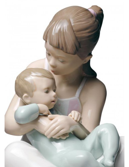 Lladró Statua Sorella e fratellino