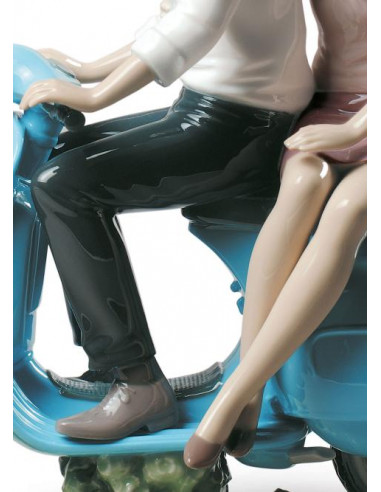 Lladró Riding with You Couple Figurine
