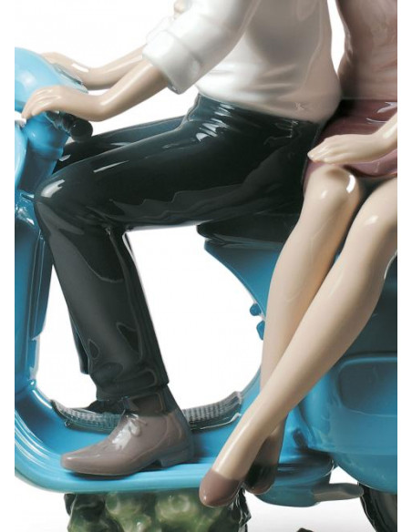 Lladró Riding with You Couple Figurine
