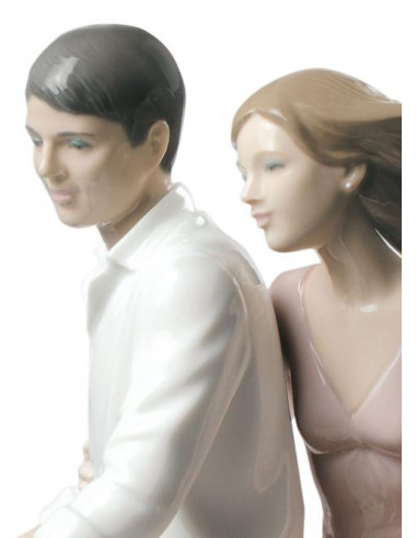 Lladró Riding with You Couple Figurine