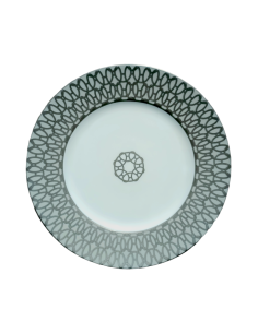 Hermès Piatto frutta Fil d'argent Gris (x6)