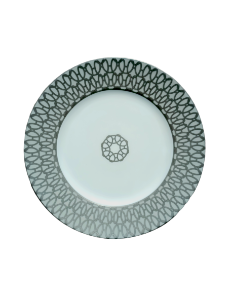 Hermès Piatto frutta Fil d'argent Gris (x6)
