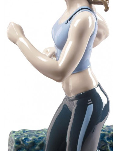Lladró Statua Donna running