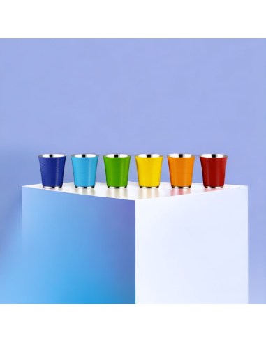 Zanetto Set 6 Bicchieri Capri Lega argentata