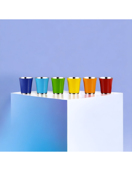 Zanetto Set 6 Bicchieri Capri Lega argentata