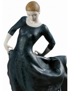 Lladró Statua Donna Bulería. Nero 2