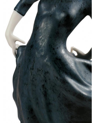 Lladró Bulería Woman Statue. Black