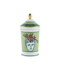 Ginori 1735 Il viaggio di Nettuno Musk green vase