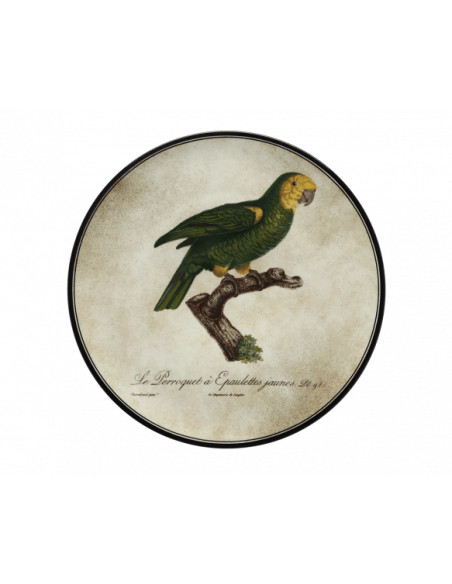 Ginori 1735 Perroquet à Epaulettes Jaunes decorative plate