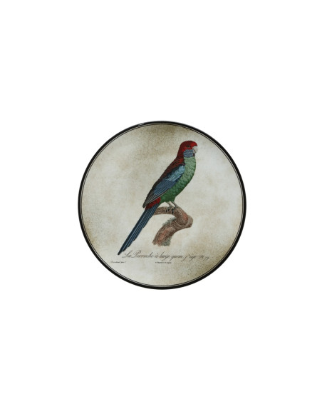 Ginori 1735 Perroquets Red decorative plate